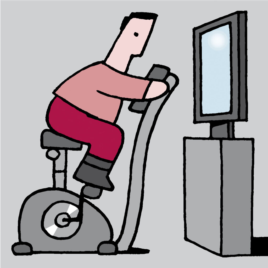 Radfahren ist eine Sportart, welche ideal zur ESG Magenraffung paßt.